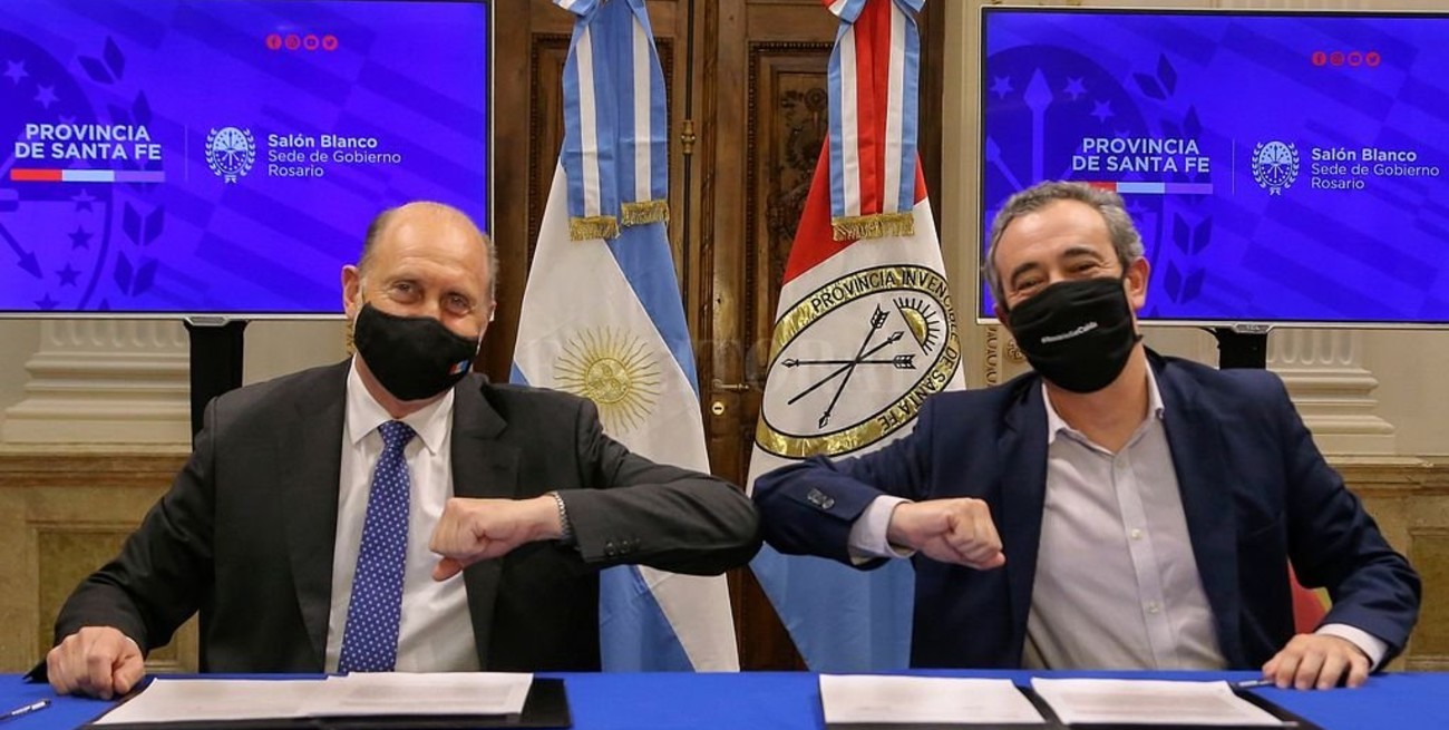Perotti concedió un salvataje financiero al municipio de Rosario