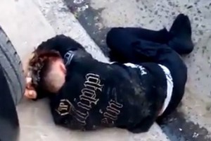 Gentileza Uno de los cómplices fue golpeado por los vecinos del lugar.