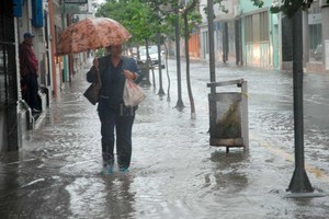 ELLITORAL_235357 |  Flavio Raina. 11 de noviembre. Ese fue el día del último gran temporal en Santa Fe, con 120 milímetros de agua caída.
