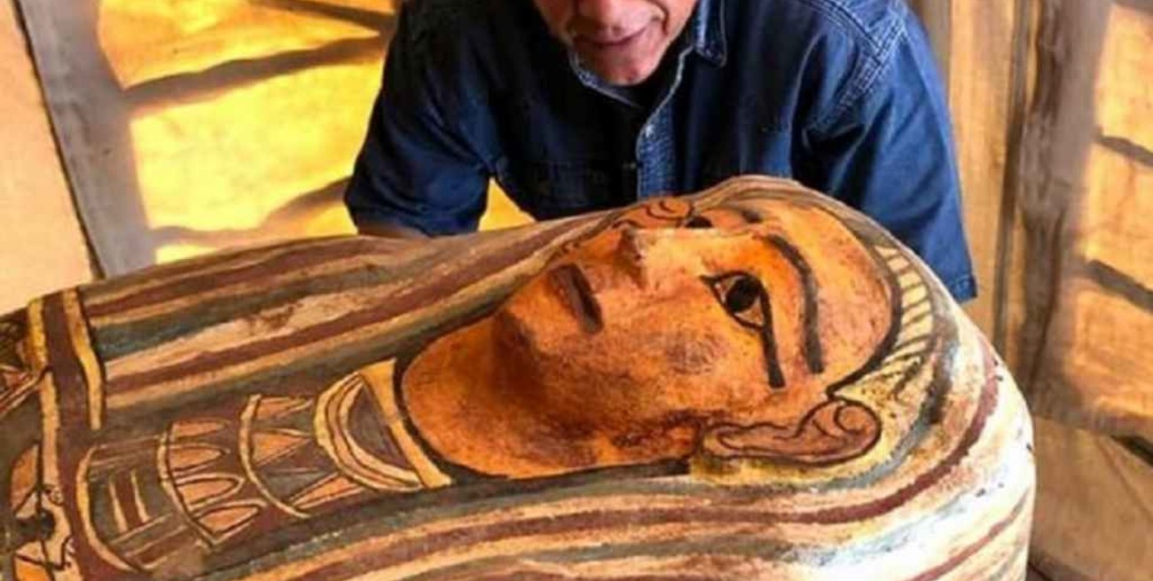 Encuentran 27 sarcófagos de 2.500 años de antigüedad en Egipto 