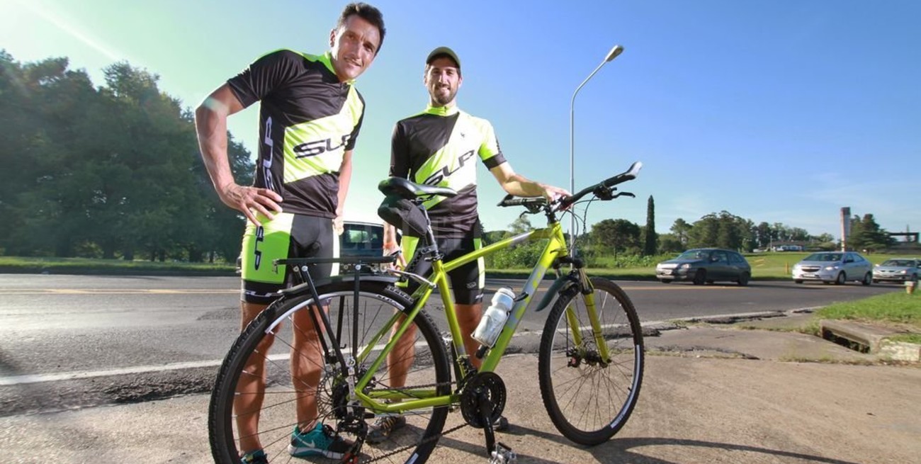 Una travesía inédita: dos ciclistas van a viajar 2.000 km y unirán tres países