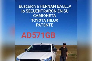 ELLITORAL_276625 |  Gentileza. A Hernán Baella lo buscaban a través de las redes sociales