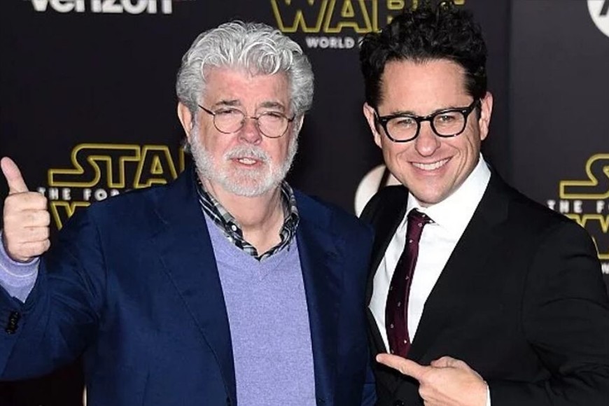 ELLITORAL_275730 |  Gentileza George Lucas, creador de la saga Star Wars, y Abrams.