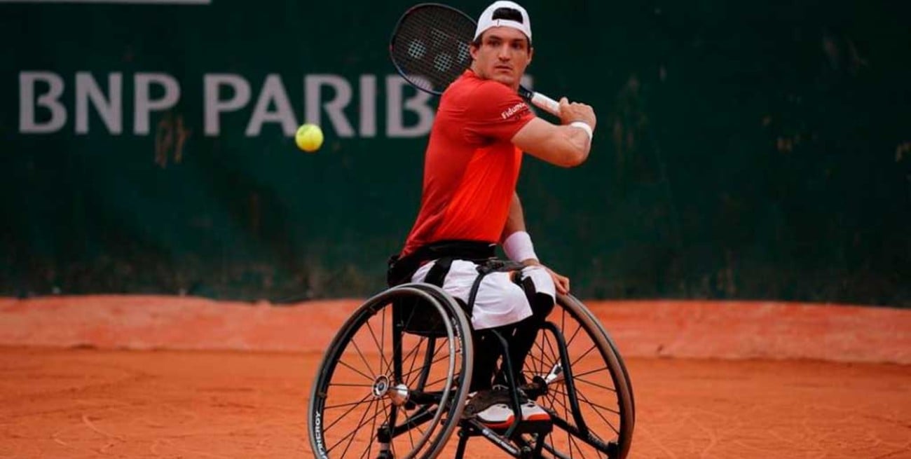 Fernández pasó a semifinales de Roland Garros en tenis sobre silla de ruedas