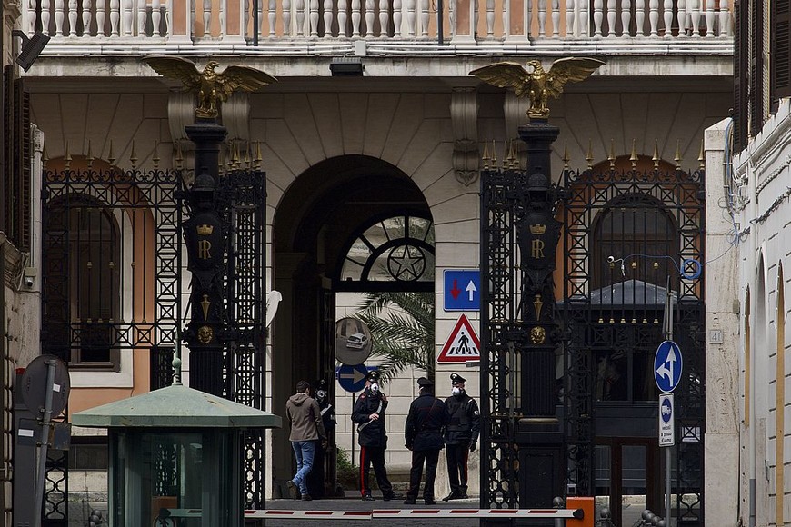 ELLITORAL_290971 |  Télam 17/03/2020, Italia: El país europeo es uno de los mas golpeados por la pandemia de coronavirus, habiendose registrado entre domingo y lunes 202 muertos y 1377 contagiados, para un total de 1420 víctimas fatales y 14.649 positivos al Covid-19.
Foto: Carlos Brigo/Télam/AA