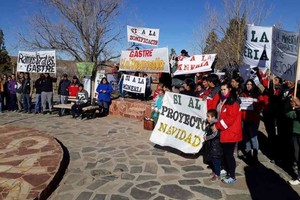 ELLITORAL_326678 |  Imagen ilustrativa Vecinos se movilizaron en Gastre a favor del proyecto de zonificación minera.