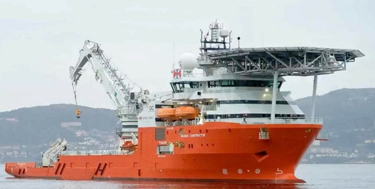 Vuelve a zarpar el "Seabed Constructor", en búsqueda del ARA "San Juan"