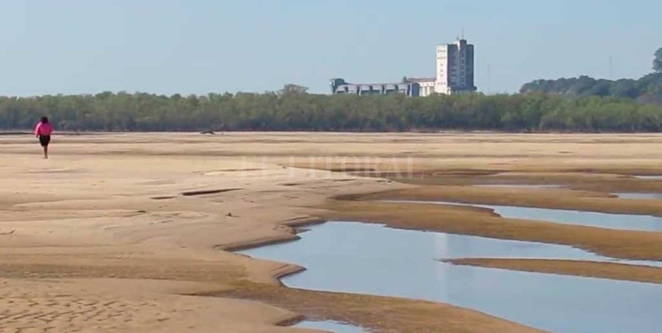 La bajante del Paraná también impacta en Entre Ríos