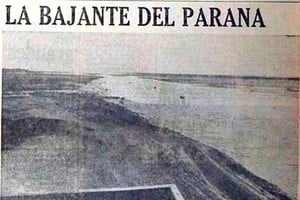 ELLITORAL_297942 |  Archivo El Litoral Artículo de Diario El Litoral en 1969 sobre la bajante y cómo afectaba a la Laguna Setúbal