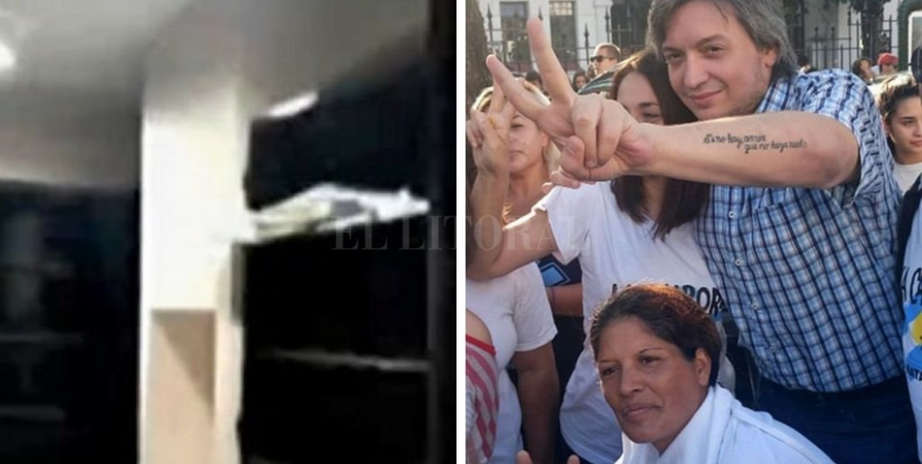 Difundieron imágenes de "la bóveda de Máximo Kirchner"