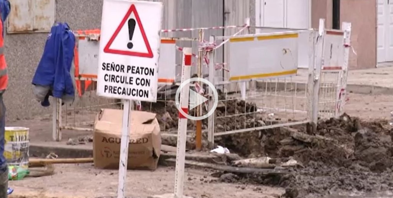 Villa Del Parque: Preocupación de los vecinos por demoras en obras de cloacas