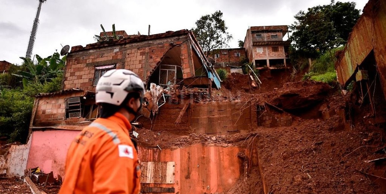 Declaran la emergencia en casi 50 ciudades de Brasil por lluvias que ya dejaron 37 muertos