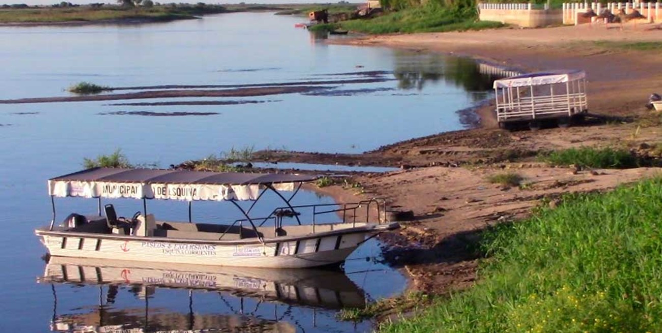 En Corrientes también es notoria la bajante del Río Paraná