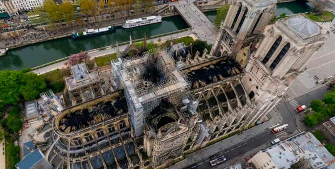 A un año del incendio, la reconstrucción  de Notre Dame esta frenada por el coronavirus