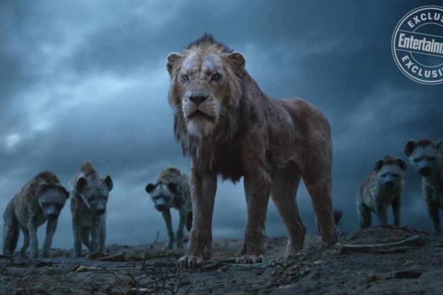 ELLITORAL_245322 | Entertainment THE LION KING
Florence Kasumba, Eric André and Keegan-Michael Key as the hyenas, and Chiwetal Ejiofor as Scar