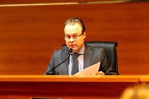 ELLITORAL_274097 |  Mauricio Garín. El juez Nicolás Falkenberg dispuso la preventiva el martes.