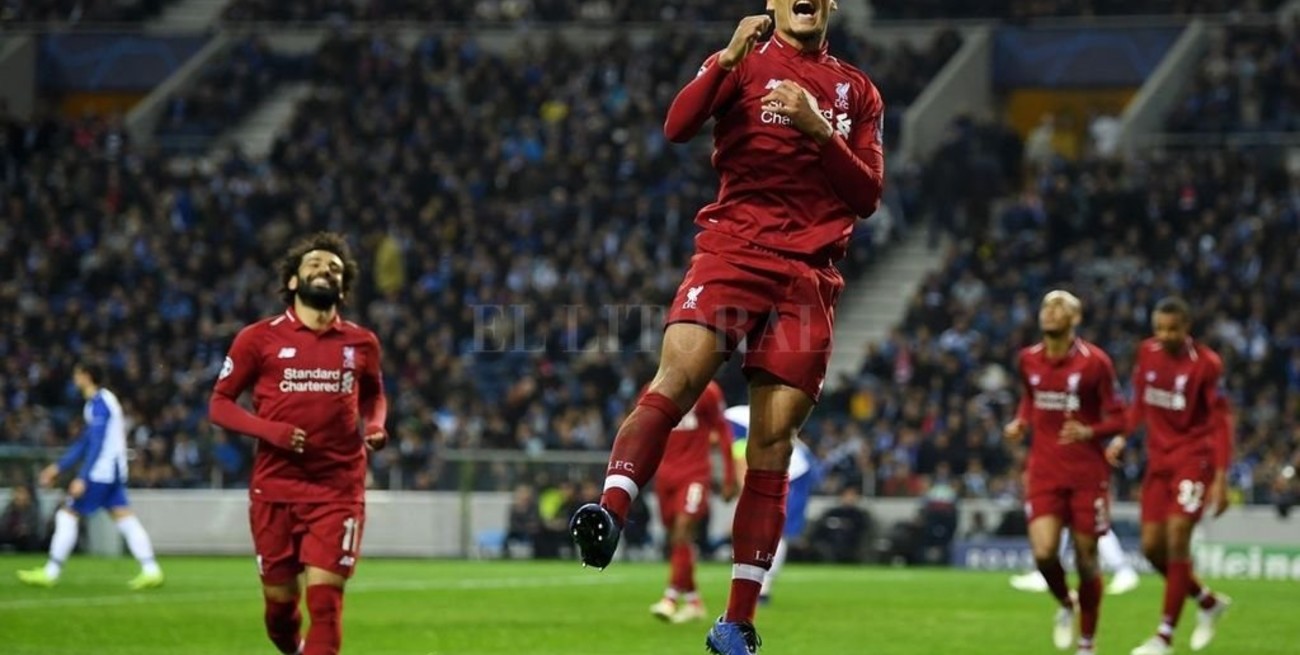 Liverpool goleó al Porto y enfrentará a Barcelona en semifinales 