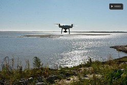 Desde el drone de El Litoral: así está la Laguna Setúbal, con el río a 1,23 mts
