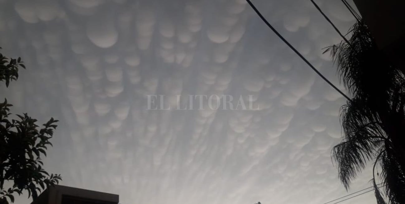Las extrañas formas de las nubes tras la tormenta 