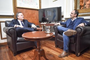 Gentileza Felipe Michlig Felipe Michlig y José Corral se volvieron a encotrar.