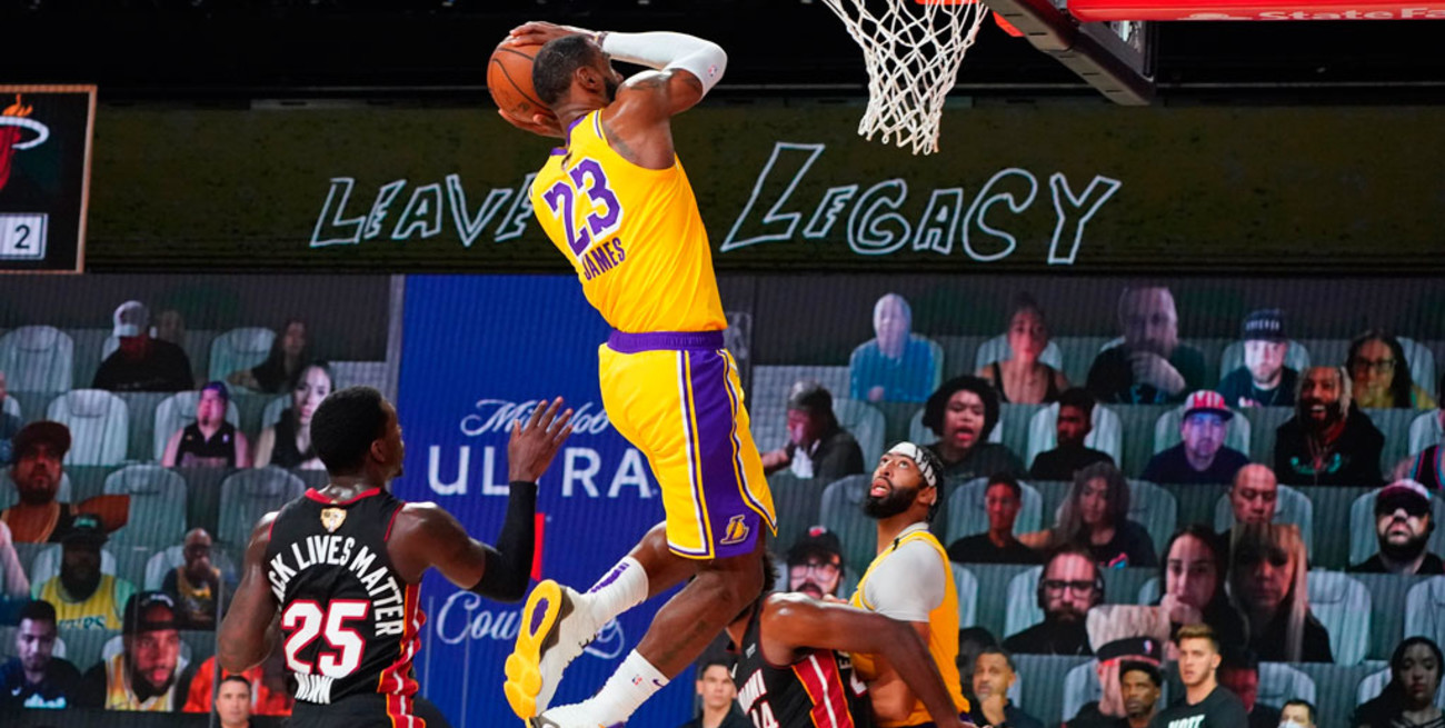 Lakers y Heat disputan la segunda final de la NBA