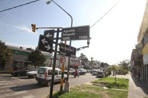 Guillermo Di Salvatore Gral Paz y Agustín Delgado. La zona donde se produjo el incidente.