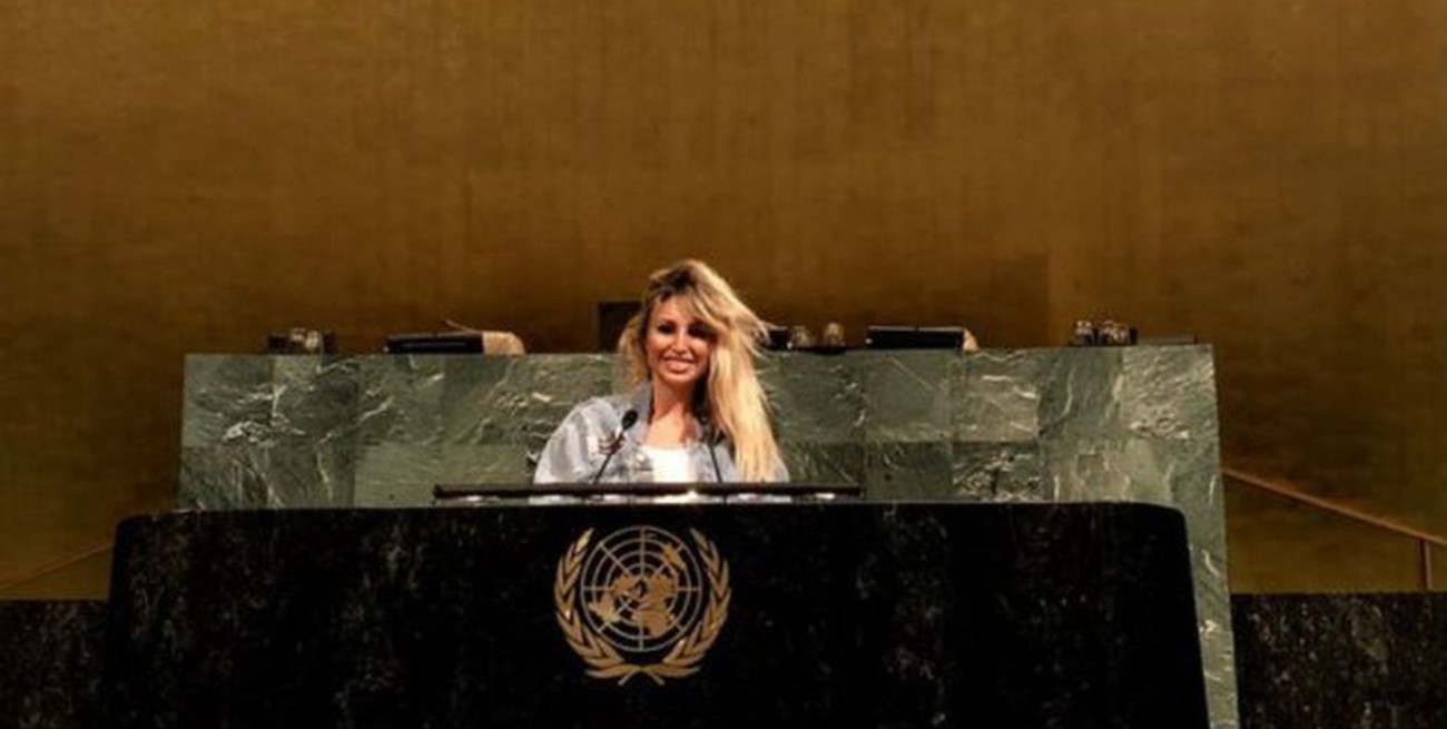 Vicky Xipolitakis llegó a la ONU