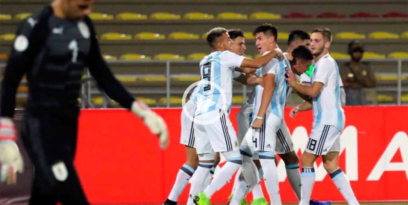 Sudamericano Sub 17: Argentina venció a Uruguay y se acerca al mundial