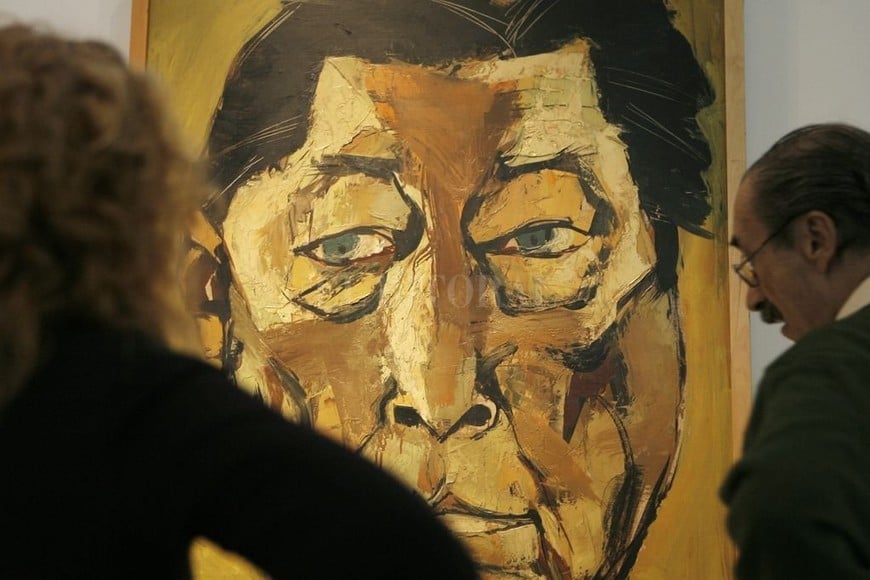 ELLITORAL_303852 |  Archivo El Litoral / EFE Un retrato de Atahualpa Yupanqui del artista ecuatoriano Oswaldo Guayasamín.