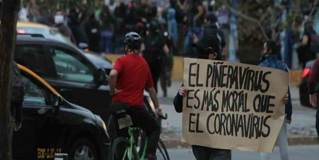 Chile: se registraron más de 1.400 manifestaciones públicas en medio de la pandemia