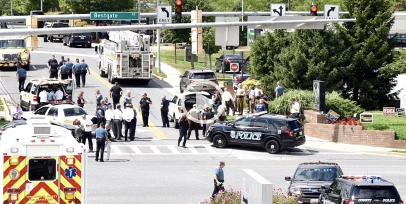 Varios muertos por un tiroteo en un diario cerca de Washington