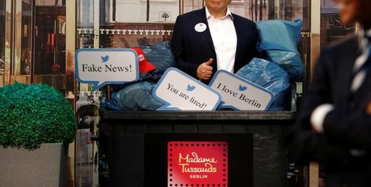 El museo de cera de Madame Tussauds tiró a Donald Trump a la basura