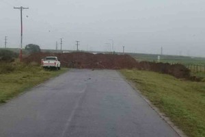 ELLITORAL_322643 |  Gentileza El gobierno de San Luis hizo terraplenes en caminos secundarios de acceso a la provincia.