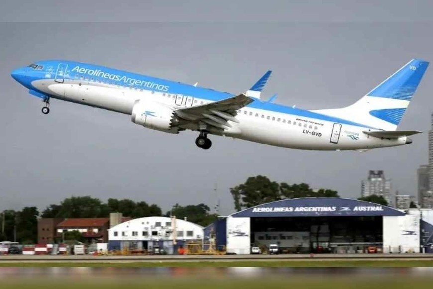 ELLITORAL_330938 |  Gentileza Aerolíneas Argentinas ya tiene listos sus  protocolos sanitarios y medidas de higiene para vuelos locales e internacionales.