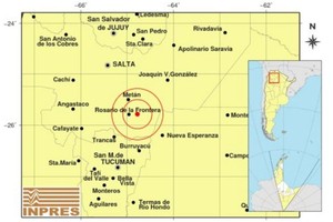 ELLITORAL_254222 |  Gentileza La zona donde se produjo el sismo.
