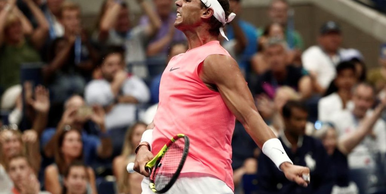 Nadal tuvo que batallar para superar a Khachanov y meterse en octavos del US Open