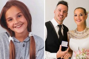 ELLITORAL_337892 |  Gentileza La actriz, a la izquierda en su papel de Nadia Cáceres para Chiquititas, y a la derecha en su boda con Fernando Migliano, que se encuentra detenido.