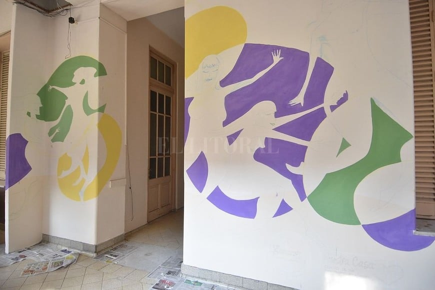 ELLITORAL_339682 |  Manuel Fabatia Para adherir a la jornada, la Asociación Civil Generar inaugura un mural en su sede de Dr. Zavalla 3351, ex Hospital Italiano.