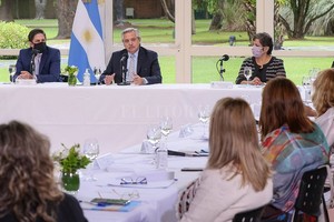 NA El Presidente de la Nación encabezó el encuentro con los ministros de Educación.
