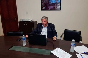 ELLITORAL_338959 |  Gentileza Amaro González es el presidente del Foro de Localidades Portuarias Santafesinas.