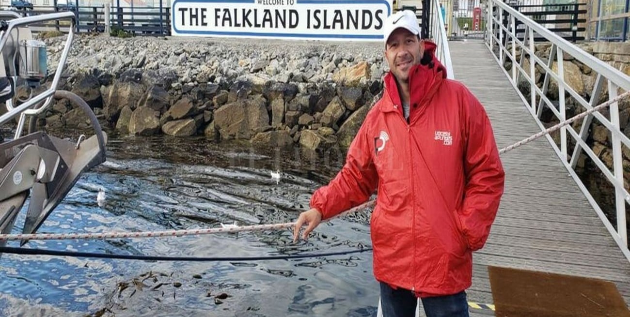 Un entrerriano unió las Islas Malvinas a nado