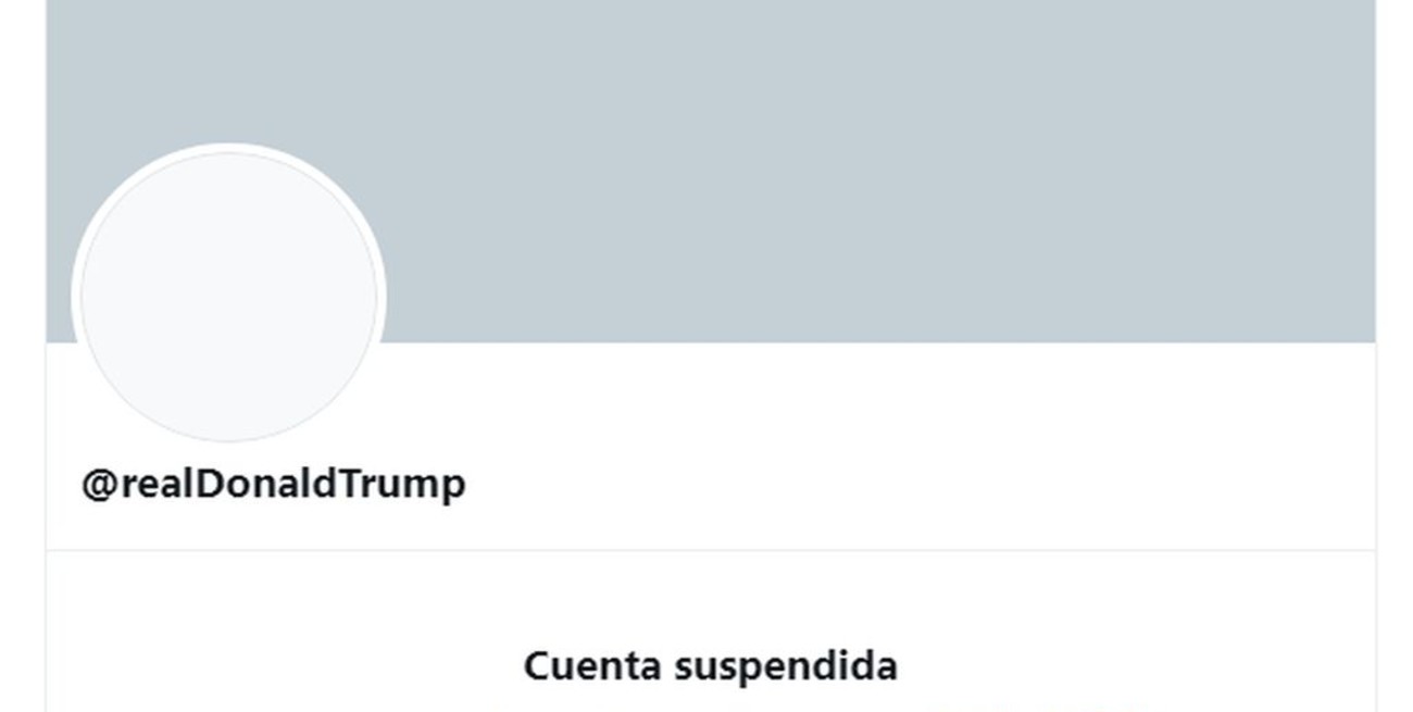 Twitter suspendió la cuenta de Donald Trump de forma permanente