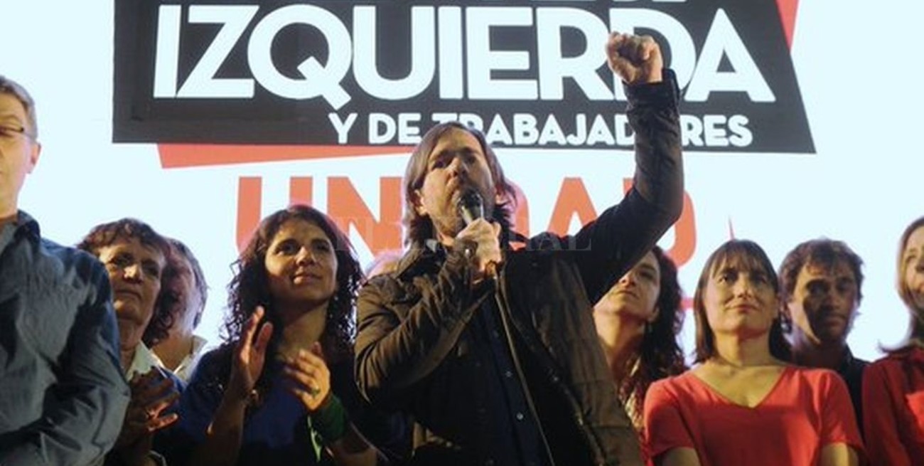 Nicolás Del Caño cerró su campaña en el Consulado Chileno
