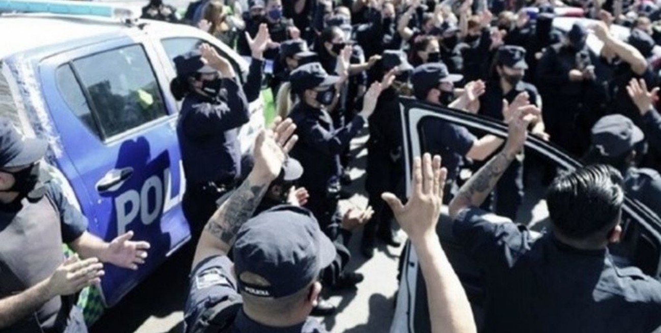  La policía bonaerense prepara una nueva protesta  