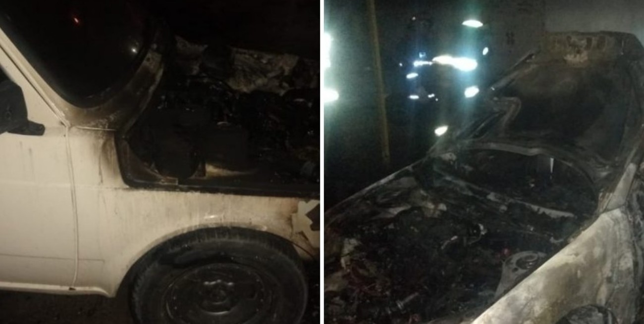 Paraná: incendiaron 2 autos dentro de una cochera