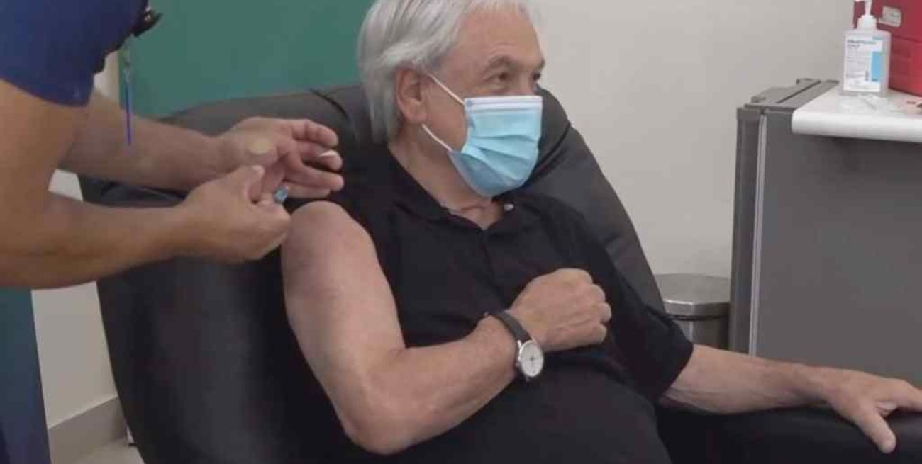 Sebastián Piñera, el presidente de Chile, se vacunó contra el coronavirus