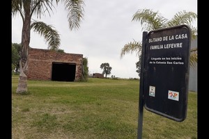 ELLITORAL_340624 |  El Litoral Aquí se puede observar el lugar donde estaba ubicada, muchos años atrás, la casa en la cual vivió la familia Lefebre y los colonos que se ubicaron allí en los años posteriores al asesinato.