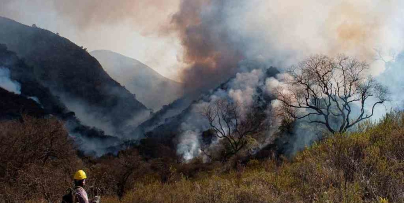 Cuatro provincias continúan con focos activos de incendio forestales