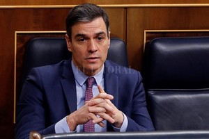 Captura digital Pedro Sánchez, mandatario español.  Argentina es hoy una nación más feminista , dijo.