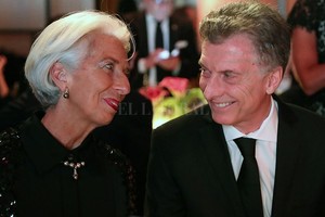 Archivo El Litoral La ex titular del FMI, Christine Lagarde, y el exPresidente argentino Mauricio Macri.